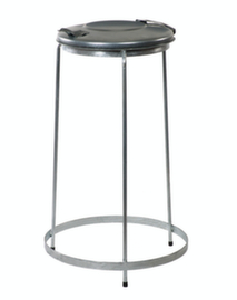 Onderstel met drie benen voor zakken van 120 liter