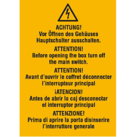 waarschuwings-combinatiebord