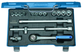 D 30 GMU-3 Dopsleutelset 3/8" 17-delig UD profiel 6-19 mm