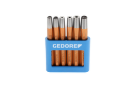 GEDORE 125 B klinknageltrekker en koppenset 6 stuks