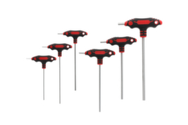 GEDORE R38672006 2C T-greep schroevendraaierset zeskant 2,5-8 mm