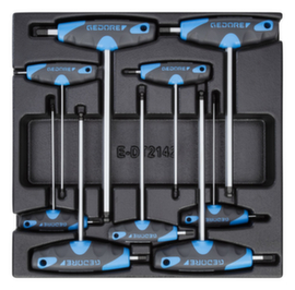 GEDORE 1500 ES-DT 2142 Inbussleutelset in 2/3 ES module