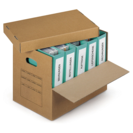 Doos met deksel, twee golven, 430 x 300 x 320 mm