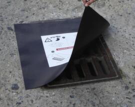 Magneet-putafdekking