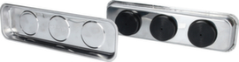 Brilliant Tools Magnetic tray / bowl set made of stainless steel 65 x 226 mm