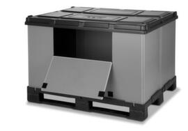 Vouwkrat voor pallets met 3 sleden