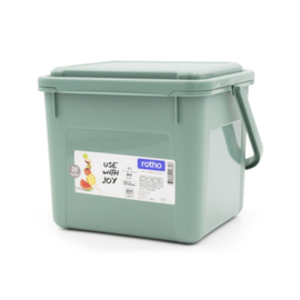 Gft-afvalbakje 5 l met geurdicht deksel 18 x 20 x 22,5 cm