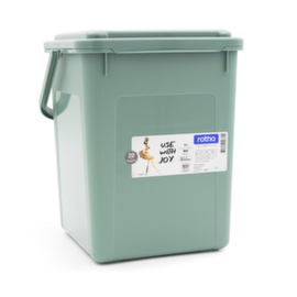 Gft-afvalbakje 9 l met geurdicht deksel 27 x 22,5 x 23 cm