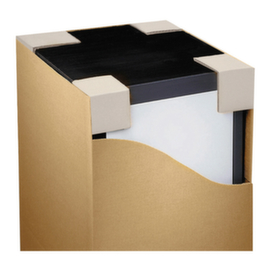 Kartonnen hoekbeschermers 80x80x80 mm dikte 18mm