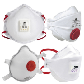 Plooibaar stofmasker FFP3 met ventiel Delta Plus