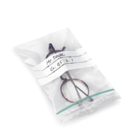 Gripzakje met schrijfstroken 60 micron 50% gerecycled Raja -  23x32cm