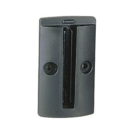 Zwarte wandplaat gemaakt van ABS voor lintbevestiging