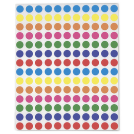 Assortiment gekleurde signaaletiketten diameter 30 mm