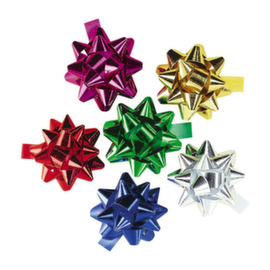 Assortiment van 6 kleuren spiegelster 7mm