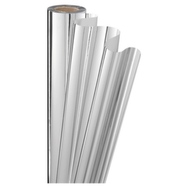 Zilveren gemetalliseerde inpakfolie 70cm x 50m