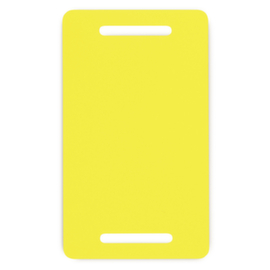 Blauw industrieel HDPE-etiket 110x55mm