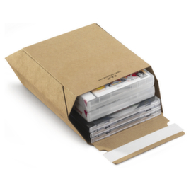 Versterkte kartonnen envelop met zelfklevende sluiting Maxi Raja 28x20x8 cm