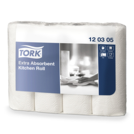 Keukenrol Tork 3-laags met 64 voorgesneden vellen 23 x 24 cm