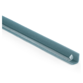 L-profiel van 100% gerecycled schuim met kleefstrip 75 x 10 mm