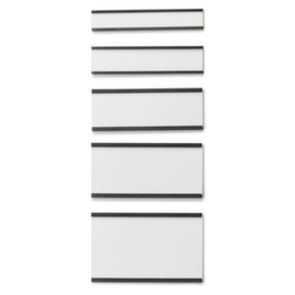 Magnetische korte etikethouders 40x80 mm