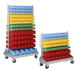 Mobiele stelling met zichtbak