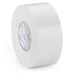 Witte gegomde kleefband 60 g/m² 70mm x 200m