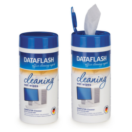 Vochtige doekjes voor het reinigen van computers - dispenser met 100 vochtige doekjes