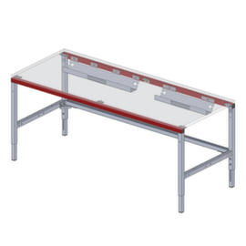 Kabelbed 600 mm lang voor modulaire paktafel System Flex