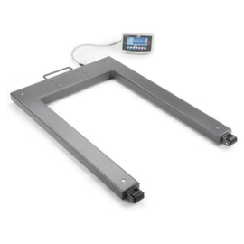 Mobiele palletweegschaal van staal