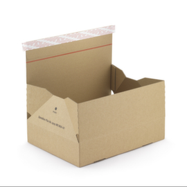 Doos met automatische bodem en zijvouwen 38,5 x 29 x 8 cm