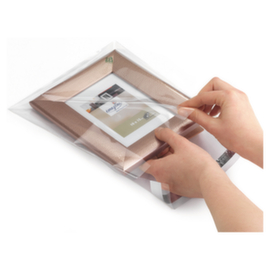 Polypropyleenzakje met zelfklevende sluiting 40 micron 22x28 cm