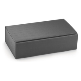 Zwarte flesverpakkingen 20x10x37 cm