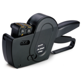 Etiketteertang JUDO26 met 2 regels voor cijfers of letters