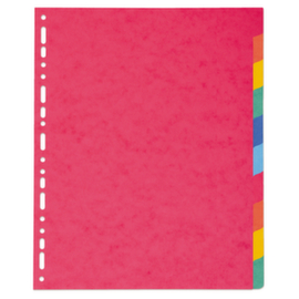 Maxi tabbladen van sterk karton met 10 tabs per set