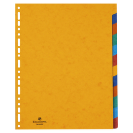 Tabblad van sterk karton breedte 24,5 cm voor ordners