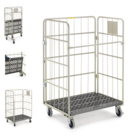 rolcontainer met vouwwanden