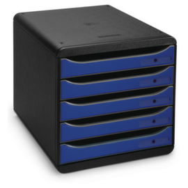 Ladenblok Exacompta BIG-BOX 5 zwart/blauw