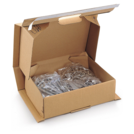 Schokwerende postdoos met beveiligde sluiting Raja 31 x 22 x 10 cm