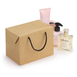 Doos-tas in kraftpapier 19x12,5x14 cm