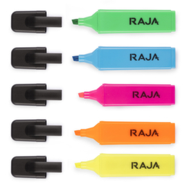 Fluo markeerstift Raja geel