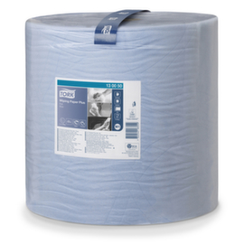 Poetspapier sterk blauw Tork 1500 vellen 510 meter