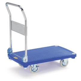 Plateauwagen met kunststof platform en antislipprofiel