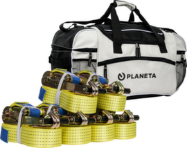 6 spanbanden met profielhaken