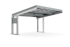 Voertuigoverkapping SolarCover met solardak